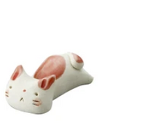 Load image into Gallery viewer, Lazy Cat Chopstick Rest, Green
