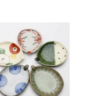 Load image into Gallery viewer, Handmade Bean Dish, Red Glaze Kyotsuki Camellia
