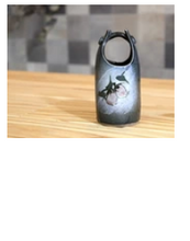 Load image into Gallery viewer, Mashiko Ware Flower Vase, Fireflies
