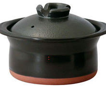 Load image into Gallery viewer, Chrysanthemum Banko ware Pot IH Compatible Ceramic
